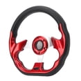 thumbnail image 4 of Volante de carrito de golf de 12,5 pulgadas, volante universal de 6 orificios de repuesto para E‑Z‑GO TXT y Golf RXV Rojo Jadeshay A, 4 of 8