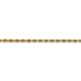 thumbnail image 2 of 14K Yellow Gold bracelet Chain style Rope Diamond-cut 7 in 3 mm, 2 of 4