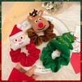 thumbnail image 2 of Fwttom Christmas Hair Scrunchies for Women - Elastic Decorative Women's Fashion Big Scrunchies Cute Holiday Christmas Party Decorations, 2 of 3