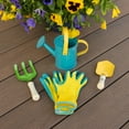 thumbnail image 3 of Expert Gardener 4-Piece Kids Gardener Tools, Metal Tool Heads with Wood Handles, 3 of 12