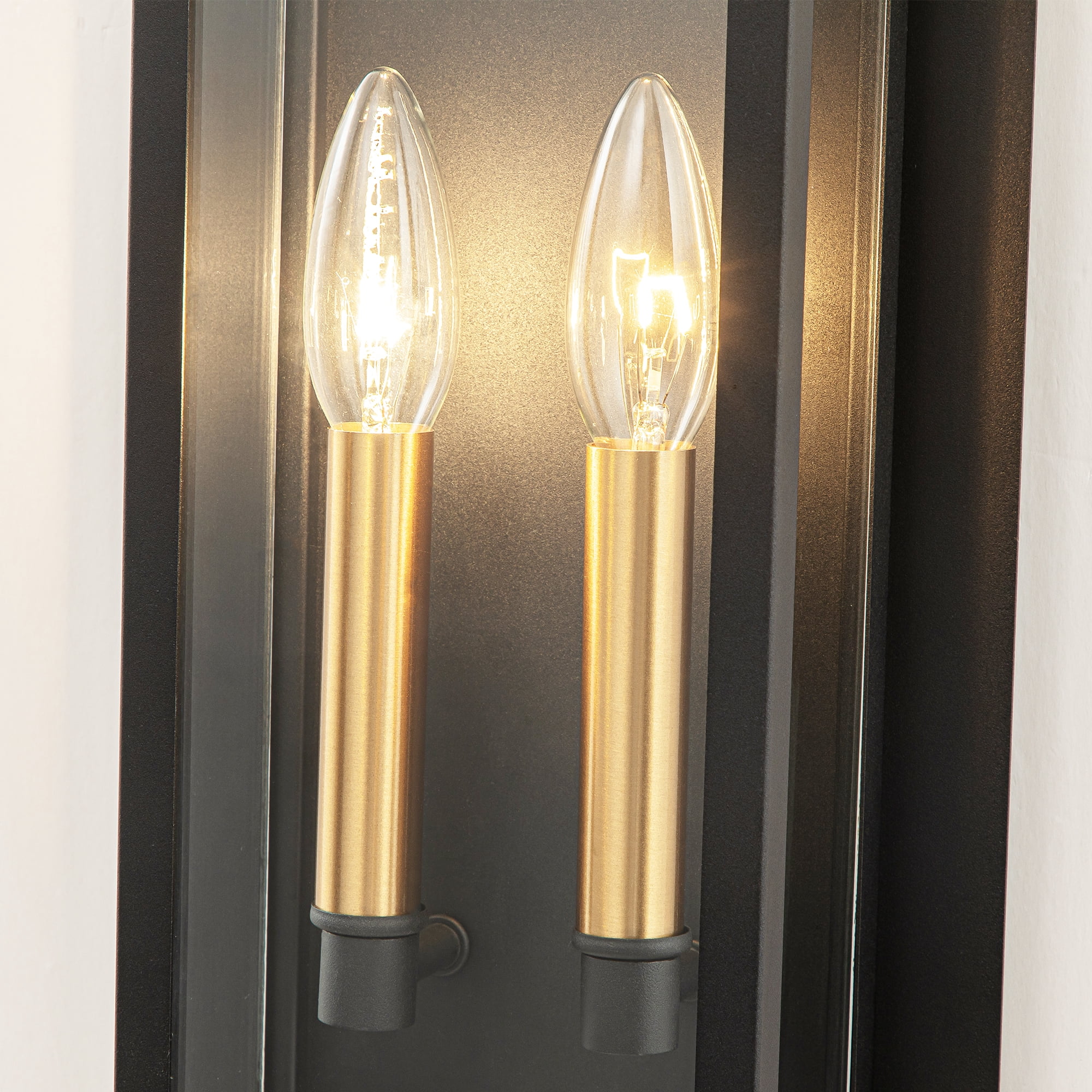 2-Light Modern outdoor wall sconce