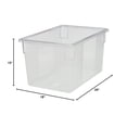 thumbnail image 2 of Rubbermaid Commercial Products-Food Storage Box/Tote, 21.5 Gallon, Clear, for Restaurant/Kitchen/Cafeteria, 2 of 3