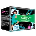 thumbnail image 2 of Whisper Bindazzz Night Sanitary Pads|Pack Of 44 Thin Pads|Xl+|Upto 0% Leaks|40% Longer & Wider Back|Dry Top Sheet|Long Lasting Coverage|Faster Absorption|31.7 Cm Long|With Disposable Wrap, 2 of 4