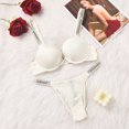 thumbnail image 1 of Victoria's Secret Set Sujetador Ajustable Rhinestones Lentejuelas Lencería Sexy Transpirable Push-Up Mujer Impresión Carta Gao Jiahui unisex, 1 of 2