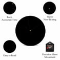 thumbnail image 5 of Wall Clock Black Clocks PVC Silent Non-Ticking Battery Operated Decorative Solid Color Round Clock for Home Living Room Kitchen Bedroom Office School Wall Decor 14 Inch, 5 of 9