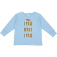thumbnail image 3 of Inktastic Thanksgiving I Yam What I Yam Funny Boys or Girls Long Sleeve Toddler T-Shirt, 3 of 5