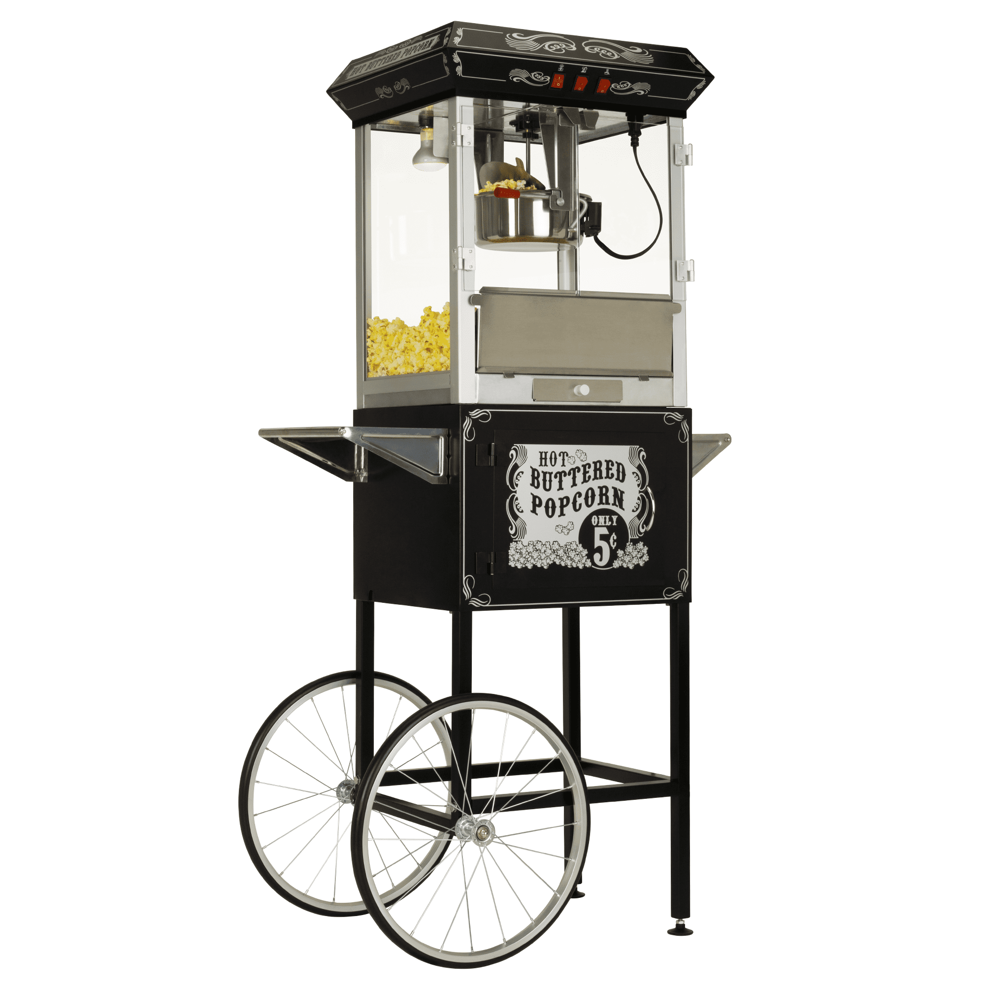 Popcorn Maker Machine 8 Oz Commercial Electric Pop Corn Party Matching Cart 