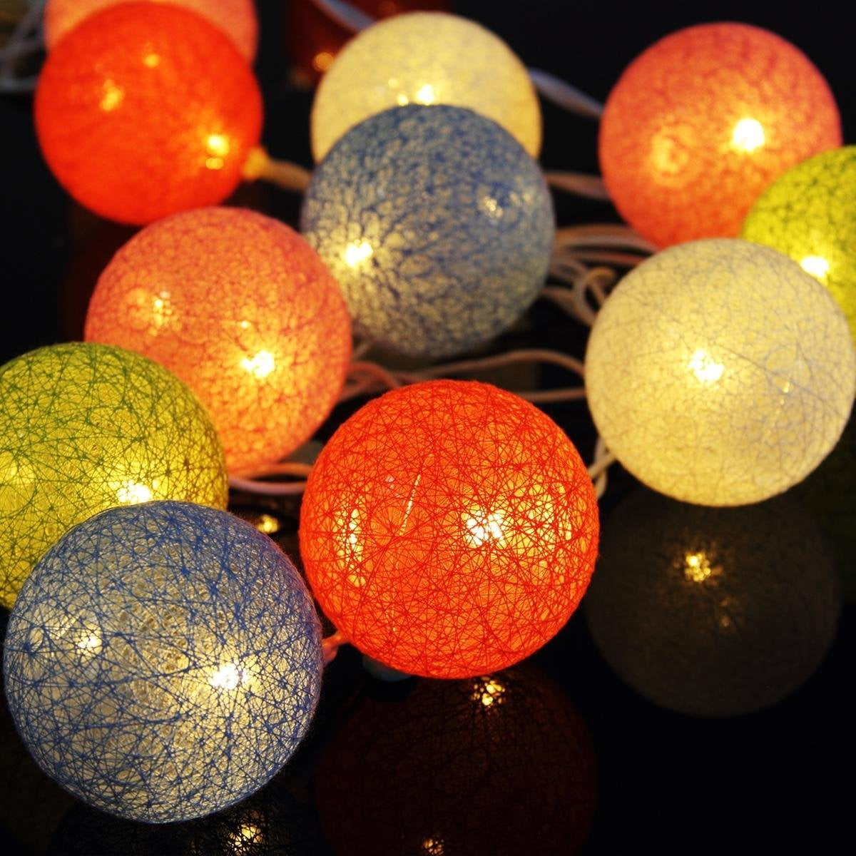LED String Lights Fairy Christmas Indoor Ball Bulb Holiday Spring Wedding Garden 