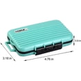 thumbnail image 2 of Memory Card Case Holder, Memory Card Hard Protector Case Professional Water-Resistant Anti-Shock Compact Camera Card Hard Storage Box for 8 SD Cards 4 CF Cards 12 Micro SD/TF Cards (Green), 2 of 5