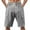 Grey, variant on MIXUE Mens Shorts Summer Solid Color Pocket Outdoor Sports Casual Loose Linen Cargo Mens Workout Shorts Activewear,Gray,XXL