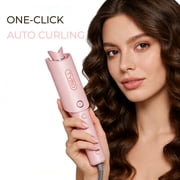 TYMO CurlPro Auto Curling Iron, T-Gloss Ceramic, 500M Negative Ions, One-Click Rotation, Anti-Tangle, 1 Barrel