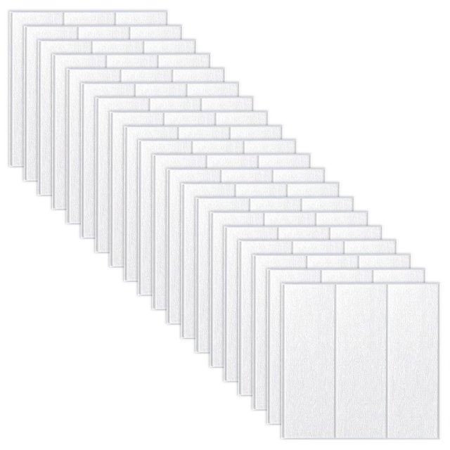 20 PCS 3D Self-adhesive Tile Stone Brick Wall Sticker Soft Foam Panels