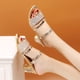 thumbnail image 4 of Sandalias de dos usos Mujeres Estudiantes Verano Casual Tacón alto Zapatillas de tacón grueso, 4 of 6