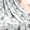 thumbnail image 3 of Fall Pumpkin Blanket,Comfortable Soft Lamb Wool Throw Blanket,All Season,Warm Lightweight Blankets for Sofa Bed Couch Living Room Chair,60"x80", 3 of 4