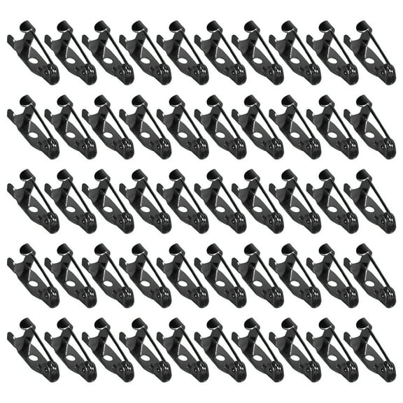 50Pieces Optional Size Safety Brooch Pins Secure Back Clasp For Handmade Clothing Repair And Crafting Supply