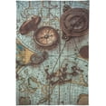 thumbnail image 2 of GZHJMY Unbreakable Square Tablecloths with Dust and Wrinkle Resistance-54x54In,Retro Compass Wedding Kitchen Picnic Buffet Holiday Party Decoration, 2 of 7