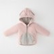 thumbnail image 5 of Abrigo De Invierno Para Niños Pequeños, Chaquetas Para Niños Y Niñas, Abrigo Cálido Para Bebés Recién Nacidos, Prendas De Vestir De Punto, Mono Con Capucha Rosa Odeerbi LM103-373, 5 of 6