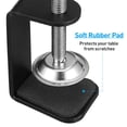 thumbnail image 6 of Parvistic 2Pcs C-shape Desk Table Mount Clamps Practical Desk Clamps Retaining Clips, 6 of 10
