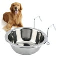 thumbnail image 3 of Niceauty Dog Feeding Bowls Stainless Steel Food Water Cup Silver 1Set, 3 of 8