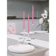 thumbnail image 3 of Candwax 10 Inch Taper Candles, Pink, Clean Burning, Non-Drip (4 Pack), 3 of 5