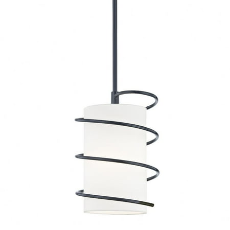 

-One Light Small Pendant in Style-8.25 inches Wide By 12.5 inches High-Navy Finish Bailey Street Home 735-Bel-2941870