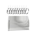 thumbnail image 1 of 100 Pcs Attaches de Câble en Acier Inoxydable Autobloquantes Résistantes à l'Usure Légères Durables Réutilisables pour Intérieur Chasse Jardin Pièces d'Ordinateur 4.6mmx150mm, 1 of 10