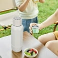 thumbnail image 3 of Portable Electric Kettle Fast Boiling Precise Temp Control Cordless Travel Water Boiler 500ml 5Temperature Settings for Camping Trips, Car Travel, 3 of 7