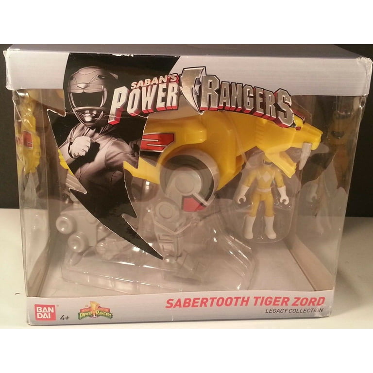 Power Rangers Mighty Morphin Action Figure Sabertooth Tiger Zord