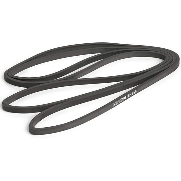 Champion Sports Resistance Bands for Men and Women, Extra Light Resistance (2-6lbs), Gray - Durable Fitness Band for Strength Training, Stretching, Rehabilitation - Premium Home Workout Equipment