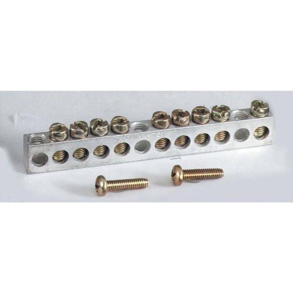 Square D 9-Terminal QO & Homeline Aluminum Ground Bar Kit PK9GTACP