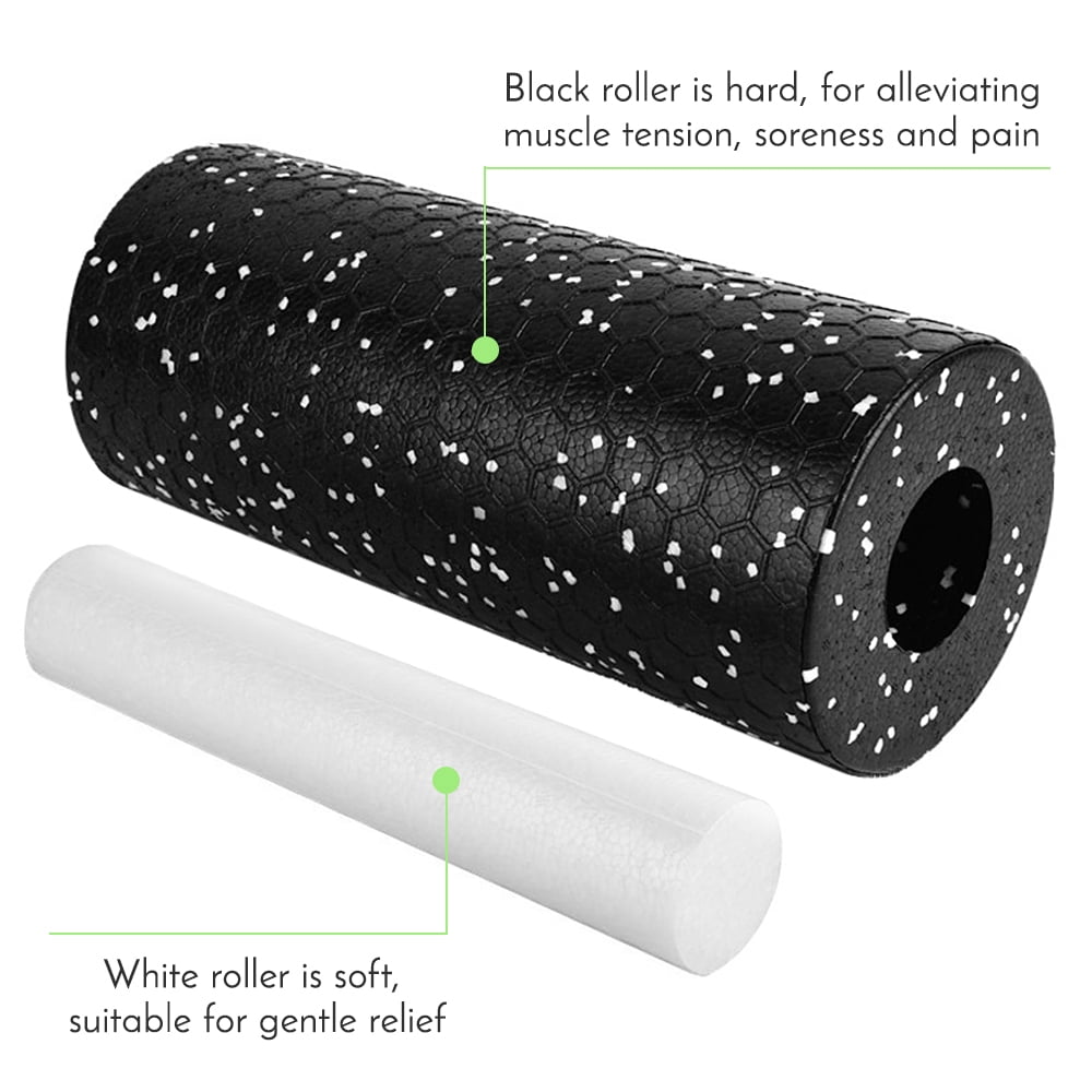Sorven foam roller 2pcs Soft Hard Yoga Foam Roller Set for Exercise Fitness Physical Therapy Tissue Muscle Massage