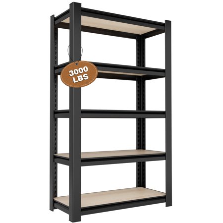 WORKPRO 5-Tier Adjustable Shelving Unit Storage Shelves Boltless Garage Shelving