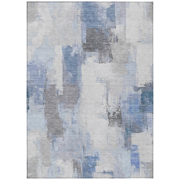 Dalyn Rugs Machine Washable Indoor/Outdoor Chantille Denim 10' x 14' Rug