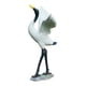 thumbnail image 4 of Estatua de jardín Señuelo Esculturas Grúa Artesanía Pintada a mano Novedad Estatuas de pájaros de pie en miniatura para el hogar Patio Césped , 27CM DYNWAVEMX estatua de la grulla, 4 of 8
