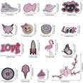 thumbnail image 2 of lote De 16 Parches Thermocollants Brods Sur Le Thme De La Rose, Parches Thermocollants Auto-adhsifs Brods Pour Vtements, Sac Dos, Vestes, Jeans, Cha, 2 of 4