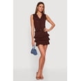 thumbnail image 2 of Women's Almost Famous Heart Textured Knit Button Front Vest, 2 of 4