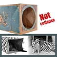 thumbnail image 4 of Bingirl Foldable Paper Box Dual Way Tunnel Funny Print Cat House Toy, 4 of 8