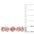 thumbnail image 2 of Everly Women's Sapphire 14k Rose Gold Ring, 2 of 8