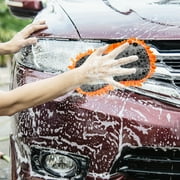 Microfiber Car Wash Sponge Non-Scratch Microfibers for Cleaner Cars, Great for Everyday Cleaning - Automobile Cleaning Sponges Essential Part of Any Car Wash Kit - 2 Pack