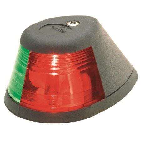 Perko 12V Bi-Color Navigation Light (White) - 2 NM Visibility, Gold Contacts, For Boats Under 20m