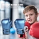 thumbnail image 3 of Guantes Boxeo 2 Piezas Entrenamiento Kickboxing para Niñas Juveniles () Azul, 3 of 9