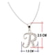 thumbnail image 2 of Collar Gargantilla Letra R Plata 925 45cm Horoz WP1417, 2 of 5