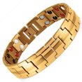 thumbnail image 3 of Pulsera de pareja con imán de doble fila desmontable para hombre, 3 of 3