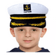 thumbnail image 5 of Sombrero Ajustable Capitan Marinero Gorro Gorra Yate Laure 1 pzs, Blanco, 5 of 5