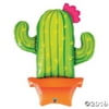 Potted Cactus Mylar Balloon