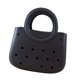 thumbnail image 3 of Bolsa para mujeres Beach impermeable mini bolso organizador de bolsas multipropósito PVC Bolsa de agujeros Negro, 3 of 8