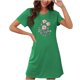 thumbnail image 1 of Camisón corto de talla grande para mujer, camisón de manga corta con estampado de pecho a la moda, camisón para mujer, 1 of 2