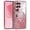Pink, variant on Casetego For Samsung Galaxy S26 Ultra Case,Clear Magnetic Glitter Gradient Sparkle Luxury Plated Soft TPU Bumper Full Camera Lens Protector,Orange