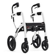 Rollz Motion Rollz-Motion-510-2010RM0010 2 - in - 1 Rollator & Transport Chair, Pebble White - Regular
