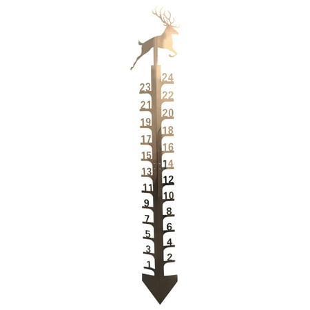 

Chueow 24 Inch Snow Meter Hand Made Metal Outdoor Garden Decoration